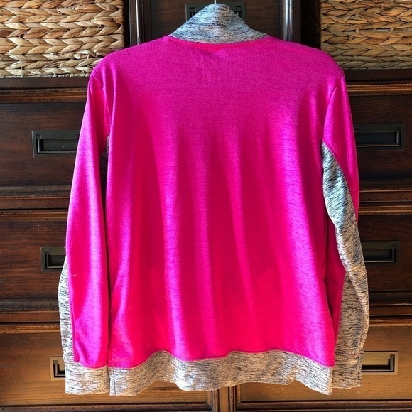 Made for Life pink & gray zip up alethic jacket in size L - Picture 2 of 5